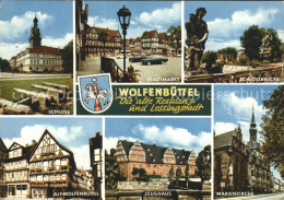 72133159 Wolfenbuettel Schloss Schlossbruecke Stadtmarkt Marienkirche Zeughaus W - Wolfenbuettel