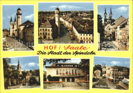 72133132 Hof Saale Michaeliskirche Rathaus Marienkirche Hotel Strauss  Hof - Hof