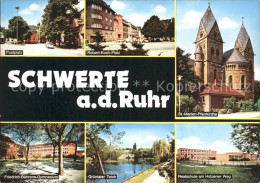 72133088 Schwerte Postplatz Robert Koch Platz St Marien Pfarrkirche  Schwerte - Otros & Sin Clasificación