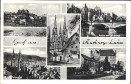 72132755 Marburg Lahn Bruecke Mit Universitaet Teilansicht Am Wehr Schloss  Baue - Marburg