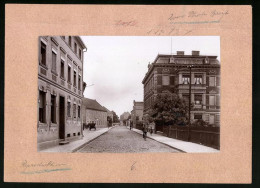 Fotografie Brück & Sohn Meissen, Ansicht Fürstenwalde / NL., Cottbuser Strasse, Gasthof Deutsches Haus, Zahnatelier  - Places