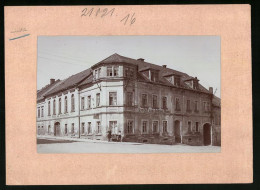 Fotografie Brück & Sohn Meissen, Ansicht Frauenstein I. Erzg., Partie Am Gasthaus Zum Goldenen Stern  - Orte