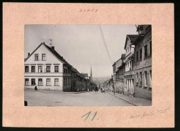 Fotografie Brück & Sohn Meissen, Ansicht Apolda, Blick In Die Dornburger Strasse Mit Schankwirtschaft, Blick Auf Stadt  - Places