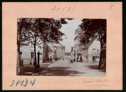 Fotografie Brück & Sohn Meissen, Ansicht Wurzen, Blick In Torgauer Strasse, Restaurant Braunes Ross, Hotel Stadt Hamb  - Places