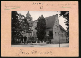 Fotografie Brück & Sohn Meissen, Ansicht Jena, Strassenpartie An Der Universität  - Lieux