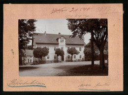 Fotografie Brück & Sohn Meissen, Ansicht Moritzburg, Blick Auf Den Gasthof Zum Auer  - Plaatsen