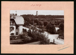 Fotografie Brück & Sohn Meissen, Ansicht Burgstädt I. Sa., Blick Auf Den Wettinpark Mit Wohnhaus  - Plaatsen