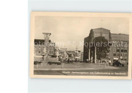 72132575 Utrecht Jaarbeursgebouw Met Catarijnenbrug En Standbeeld Utrecht - Sonstige & Ohne Zuordnung