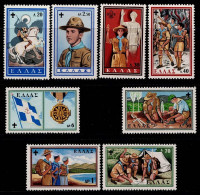 GRC-02- GREECE 1960 - MNH - SC#:669-676 - SCOUTS- 50TH ANNIVERSARY OF BOY SCOUT MOVEMENT - Neufs