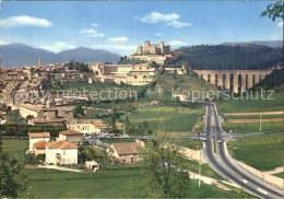 72132323 Spoleto Panorama Castello Spoleto - Andere & Zonder Classificatie