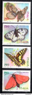 783  Papillons - Butterrflies - Italie Yv 2682-85 - MNH - 1,50 - Butterflies