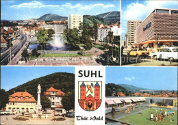 72132291 Suhl Thueringer Wald Waffenschmied-Denkmal Marktplatz Suhl - Suhl