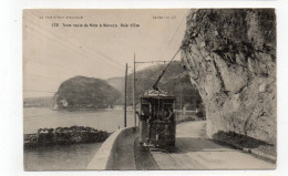 06 - Tram  - Route De Nice à Monaco - Baie D'EZE - Animée - 1915 (L179) - Eze