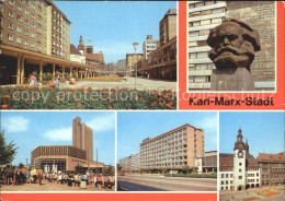 72132002 Karl-Marx-Stadt Rosenhof Karl Marx Monument Rathaus Karl-Marx-Stadt - Chemnitz