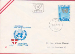 FDC Ö 1976 - Mi: 1532 (63) , 10 Jahre Organisation Der Vereinten Nationen Für Industrielle Entwicklung , ST 1150 Wien - FDC