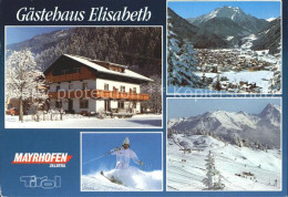 72131929 Mayrhofen Zillertal Hollenzen Gaestehaus Elisabeth Ski  Mayrhofen - Sonstige & Ohne Zuordnung