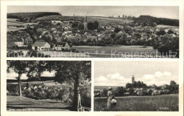 72131791 Ellar Limburg Lahn Gesamtansicht Blick Von Der Burg Kirche Waldbrunn (W - Sonstige & Ohne Zuordnung