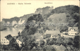 72131786 Rathen Saechsische Schweiz Teilansicht Mit Basteifelsen Rathen Sachsen - Rathen