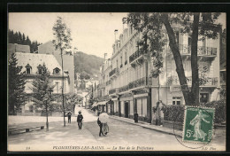 CPA Plombières-les-Bains, La Rue De La Prefecture  - Bains Les Bains