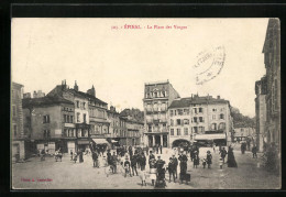 CPA Épinal, La Place Des Vosges  - Other & Unclassified