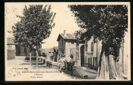 CPA Saint-Romain-au-Mont-d`Or, Place Neuve  - Autres & Non Classés