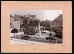 Fotografie Brück & Sohn Meissen, Ansicht Elsterwerda, Denkmalplatz Mit Fahrradhandlung Reinh. Wendt, Geschäft Grunwa  - Plaatsen