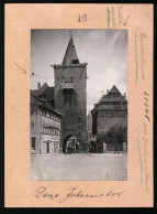 Fotografie Brück & Sohn Meissen, Ansicht Jena, Blick Auf Das Johannistor Mit Kutsche Und Bäckerei  - Lieux