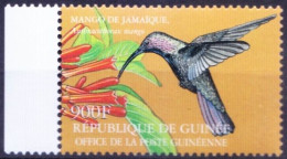 Guinea 2001 MNH, Caribbean Hummingbirds, Jamaican Mango, Birds - - Segler & Kolibris