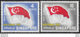 1960 Singapore National Day 2v. MNH SG N. 59/60 - Sonstige & Ohne Zuordnung