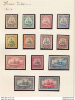 1900 KIAO-TCHEOU - Yvert N. 1/13 - MH* - Andere & Zonder Classificatie