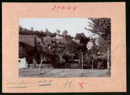 Fotografie Brück & Sohn Meissen, Ansicht Oberkipsdorf I. Erzg., Blick In Den Ort Mit Wohnhäusern  - Orte