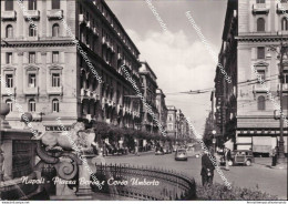 Bh630 Cartolina Napoli  Citta' Piazza Borsa E Corso Umberto Campania - Napoli (Napels)