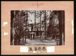 Fotografie Brück & Sohn Meissen, Ansicht Bad Elster, Blick Auf Das Gasthaus Waldquelle  - Lieux