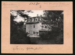 Fotografie Brück & Sohn Meissen, Ansicht Jena, Blick Auf Das Schillerhaus  - Lieux