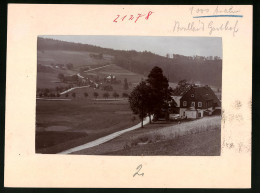 Fotografie Brück & Sohn Meissen, Ansicht Rehefeld-Zaunhaus, Partie An Strellers Gasthof  - Lieux