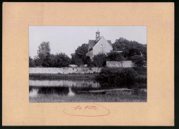 Fotografie Brück & Sohn Meissen, Ansicht Grillenburg, Blick Auf Das Jagdschloss  - Places