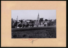 Fotografie Brück & Sohn Meissen, Ansicht Pulsnitz, Blick Auf Die Stadt Mit Kirche  - Plaatsen