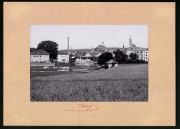 Fotografie Brück & Sohn Meissen, Ansicht Bischofswerda, Blick In Die Stadt Vom Goldbacher Berg Gesehen  - Orte