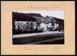 Fotografie Brück & Sohn Meissen, Ansicht Bärenburg, Hotel & Restaurant, Gasthof Im Ort  - Lieux
