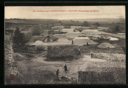 CPA Bossancourt, Les Carrières Entre Bossancourt Et Trannes, Enterrement Au Diable, Carrière  - Sonstige & Ohne Zuordnung