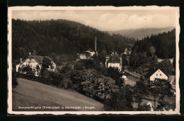 AK Dittersbach B. Neuhausen, Ortsansicht Mit Schornstein  - Neuhausen (Erzgeb.)