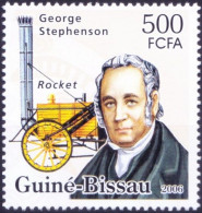 Guinea Bissau 2006 MNH, George Stephenson, Father Of Railways, Trains - Trains