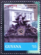 Guyana 2000 MNH, Grand Central Railway Train Terminal In New York - - Trains