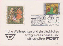 Ö 1976 - Mi: 1535 (51) , Weihnachtskarte - Weihnachten , SST 4411 Christkindl - FDC