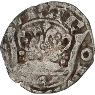 France, Charles IV, Double Parisis, 1323-1328, Billon, TB+, Duplessy:244b - 1322-1328 Charles IV The Fair