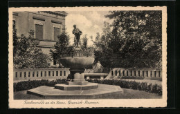 AK Fürstenwalde /Spree, Ortspartie Am Grasnick-Brunnen  - Fuerstenwalde