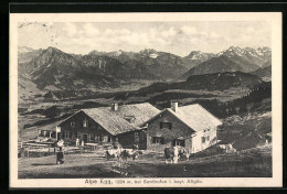 AK Sonthofen I. Bayr. Allgäu, Gasthaus Alpe Egg  - Sonthofen