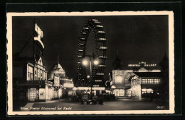 AK Wien, Prater, Risenrad Bei Nacht  - Sonstige & Ohne Zuordnung