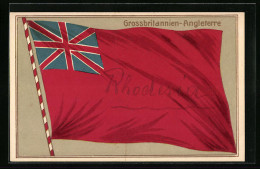 Künstler-AK Wehende Nationalflagge Grossbritanniens  - Genealogy