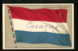 Künstler-AK Wehende Niederländische Nationalflagge  - Genealogia